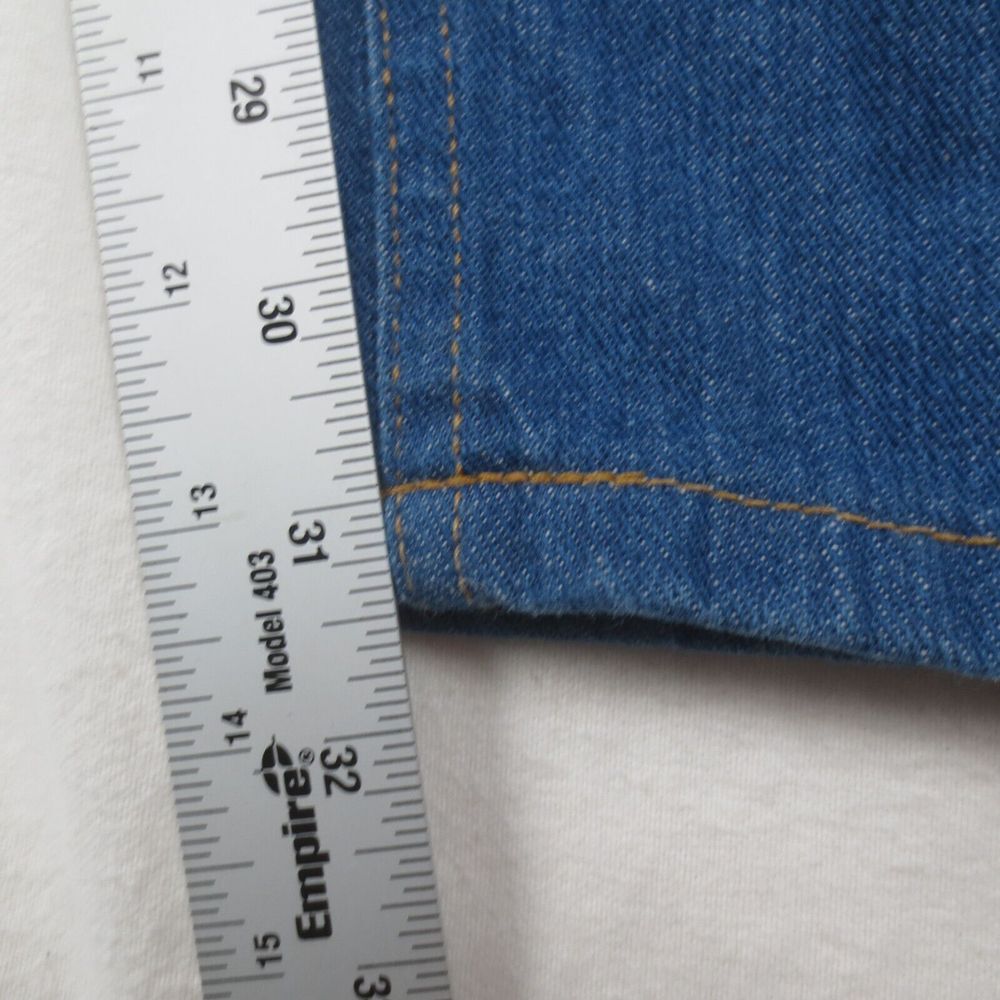 Naked & Famous Jeans Womens 25 Island Blue Stretch Selvedge Max High Rise Denim - Picture 13 of 14